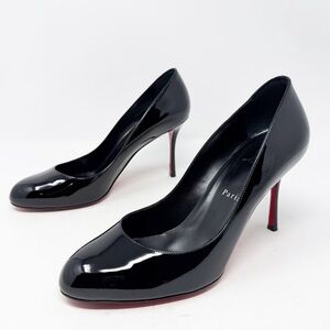 Christian Louboutin Dolly Pump Patent Leather High Heels Womens Size EU 40